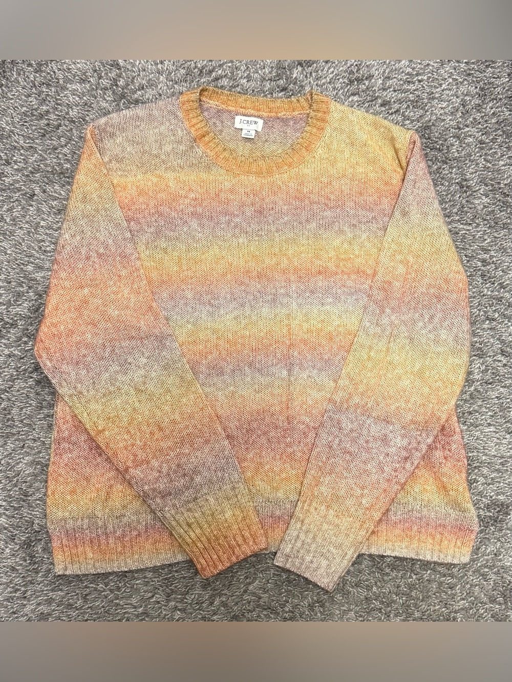EUC J. Crew Factory Crew Neck Sweater, Multicolor, Size M